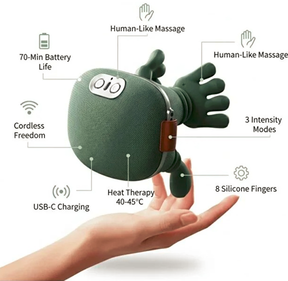 Shoulder & Neck Massage Master (Deep-Kneading Electric Massager)