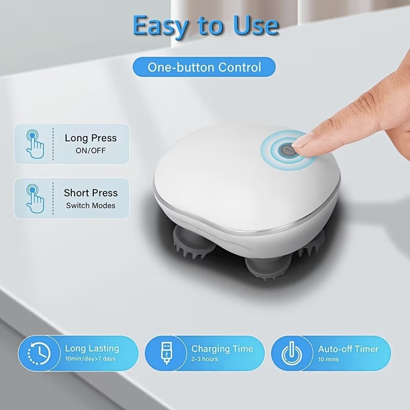 Electric Full Body Massager – Scalp, Neck & Muscle Relaxation Device