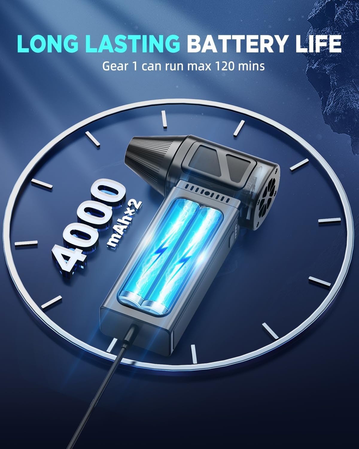 Portable High-Power Electric Air Duster & Blower – Multi-Purpose Cleaning Tool