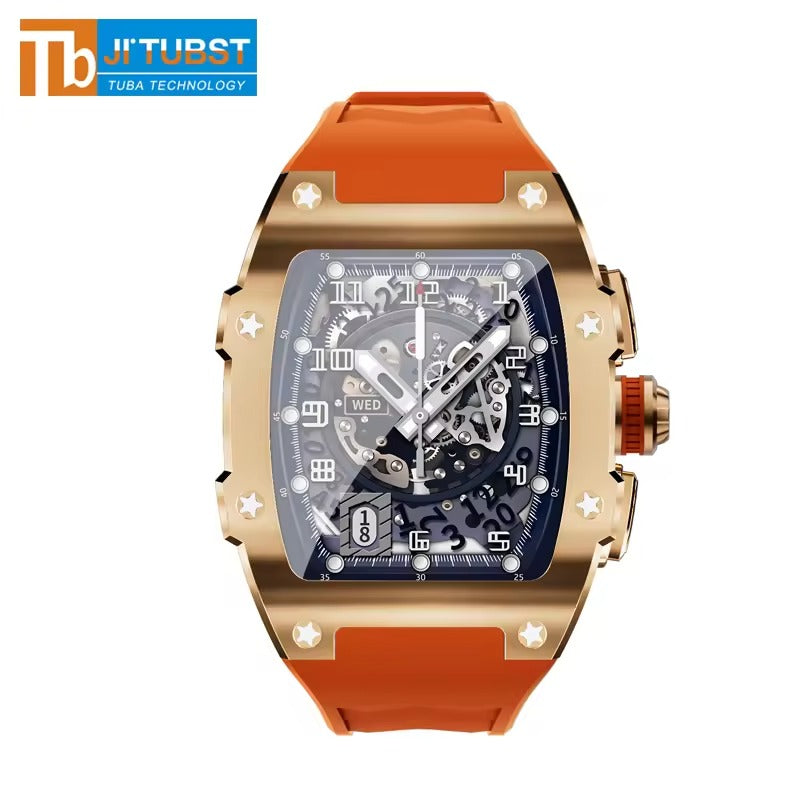Luxury Skeleton Smart Watch WS-51 – Full Touch Screen Waterproof and HD Calling Android